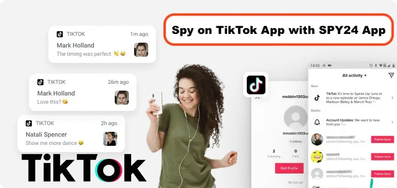 Spy on TikTok App