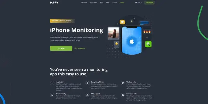 mSpy: Best iPhone Spyware App