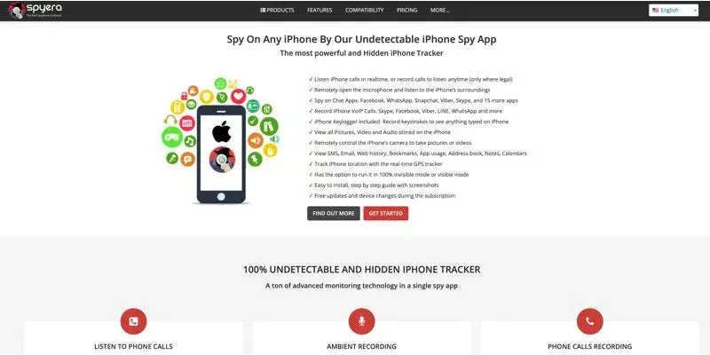 Spyera: Best Mobile Spyware for iPhone