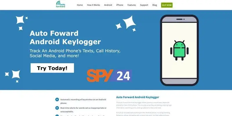 Auto Forward keylogger