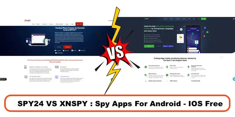 SPY24 VS XNSPY : Spy Apps For Android - IOS Free