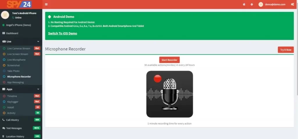 Ambient Listening App 13 SPY24 Ambient Listening App for Android Free