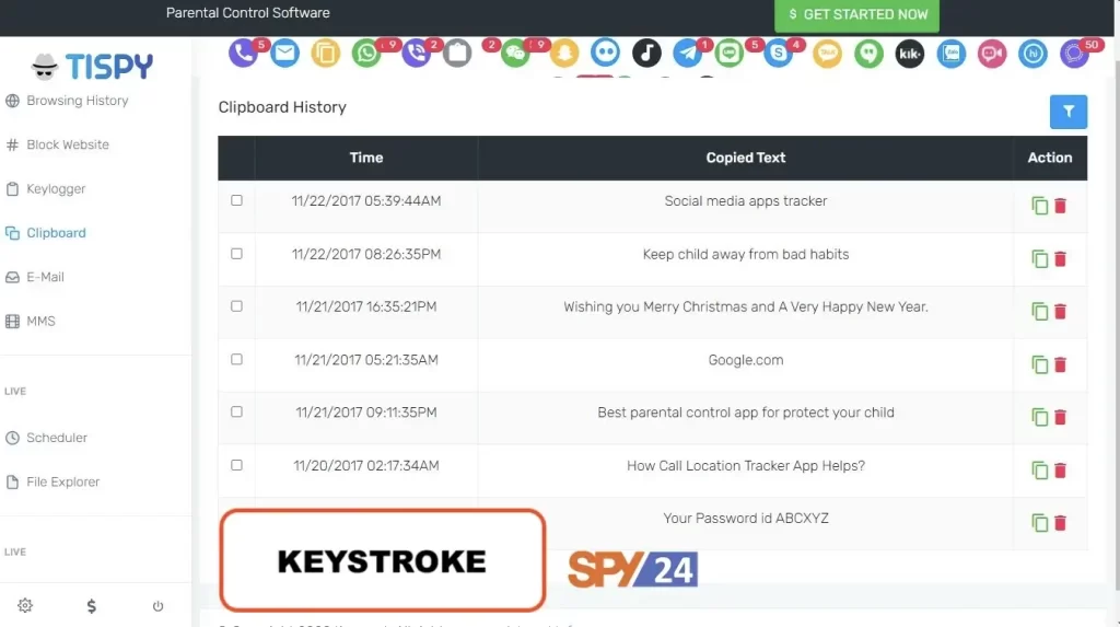 Tispy App Reviews Price for iPhone & Android Sign up 12 TiSpy review