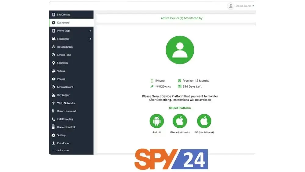 SPY24 - iPhone Spy App  No Jailbreak Free Trial