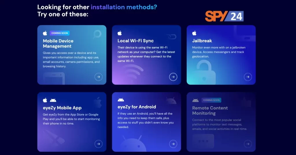 EyeZy - free hidden spy apps for iPhone