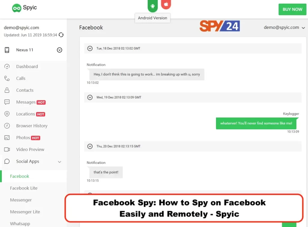 Facebook Spy: How to Spy on Facebook Easily and Remotely - Spyic