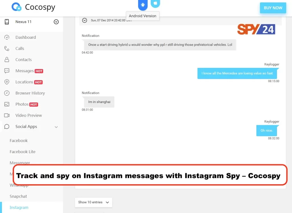 Track and spy on Instagram messages with Instagram Spy - Cocospy