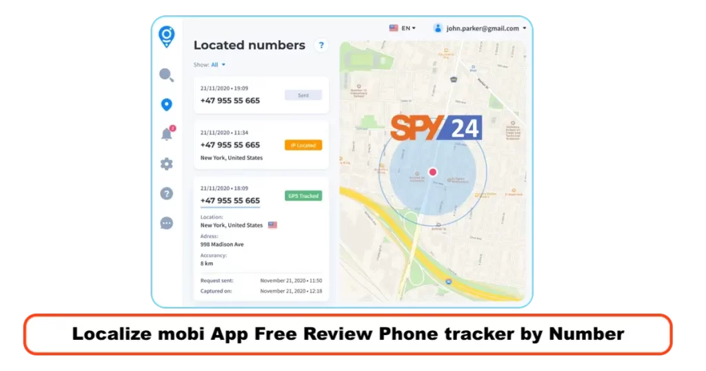 Localize.mobi App Free Review Phone tracker by Number