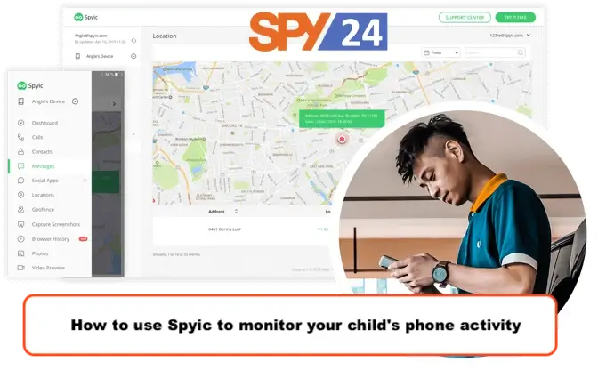 How to use Spyic to monitor your child's phone activity