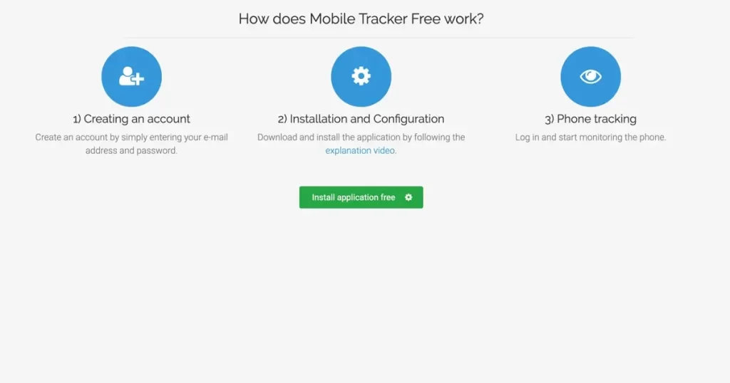 What is the procedure for using Mobile Tracker Free?