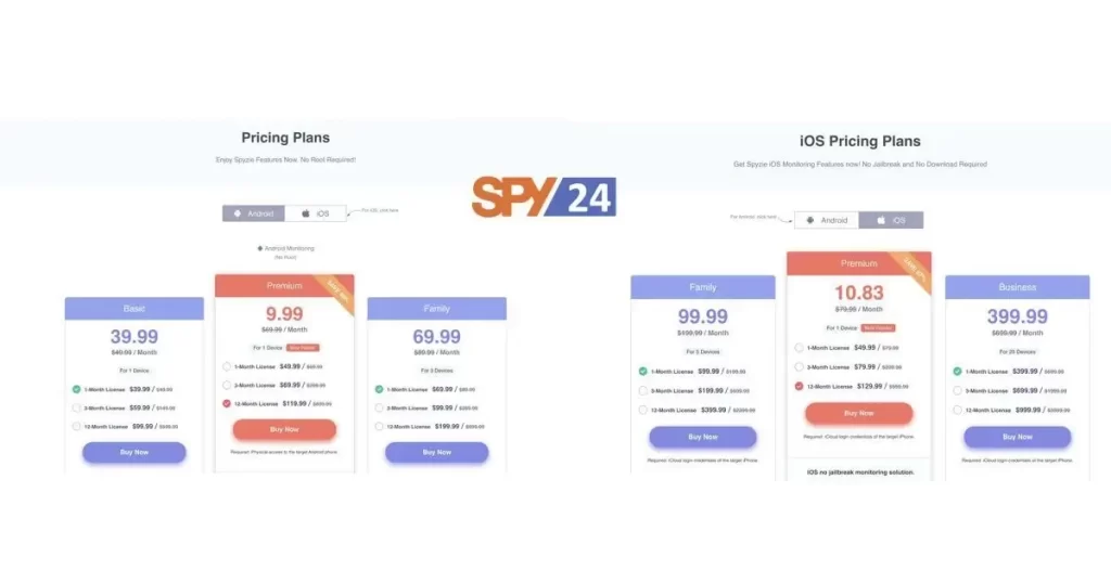 Spyzie App Reviews 2023 - The Best Tracking & Monitoring Software 12 Spyzie Pricing
