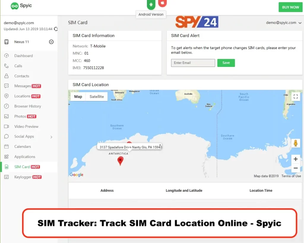 SIM Tracker: Track SIM Card Location Online - Spyic