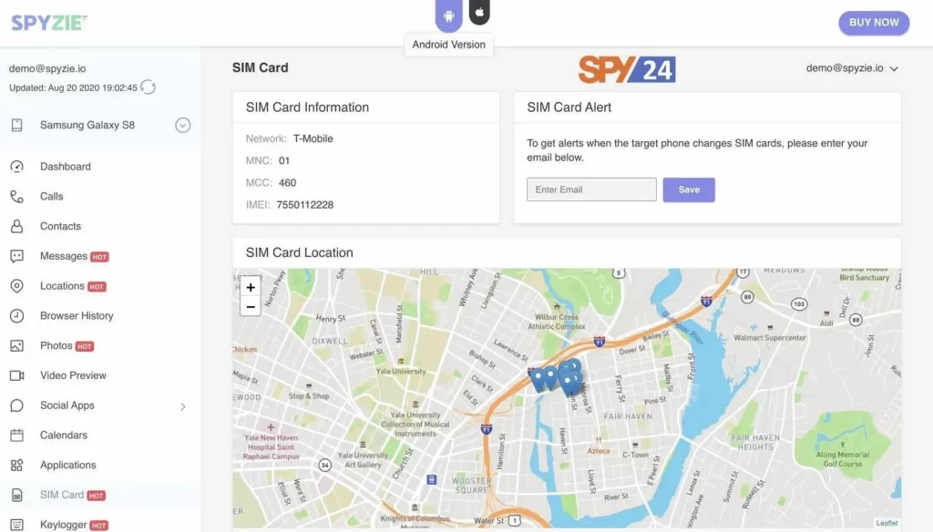 SIM Card Tracking With Spyzie