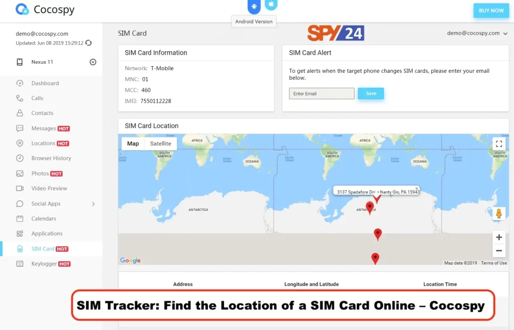 SIM Tracker: Find the Location of a SIM Card Online - Cocospy