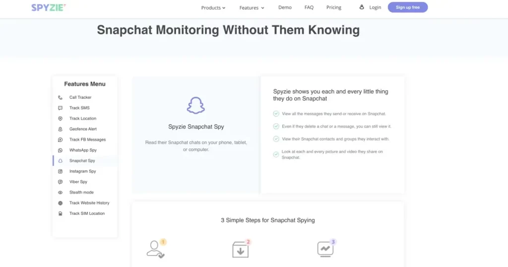 17 Best Snapchat Spy Apps Android - iPhone 36 Spyzie – spy app to see snapchat