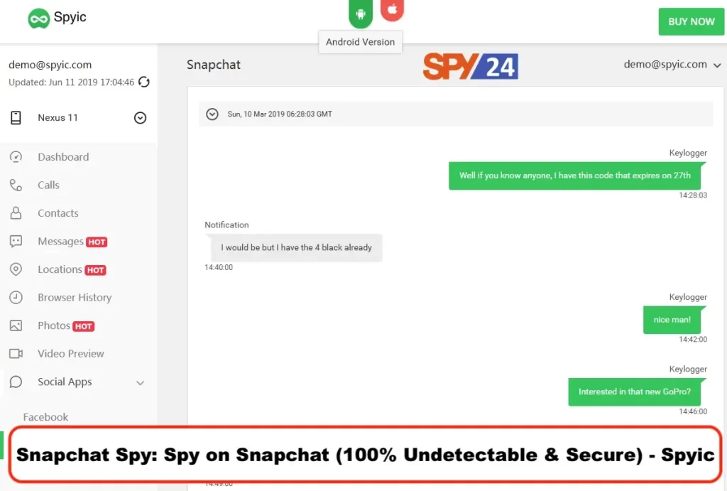 Snapchat Spy: Spy on Snapchat (100% Undetectable & Secure) - Spyic