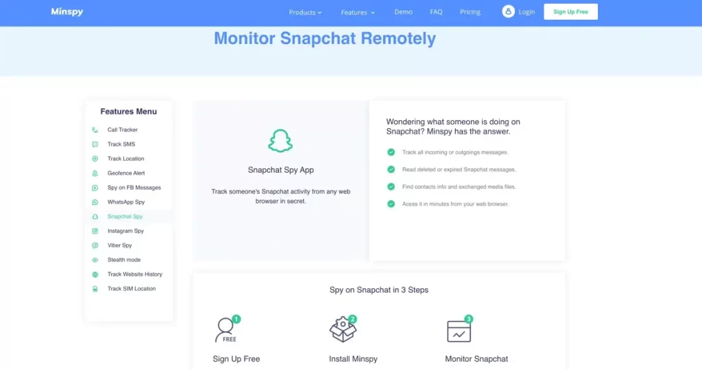Minspy - Snapchat spy app reviews