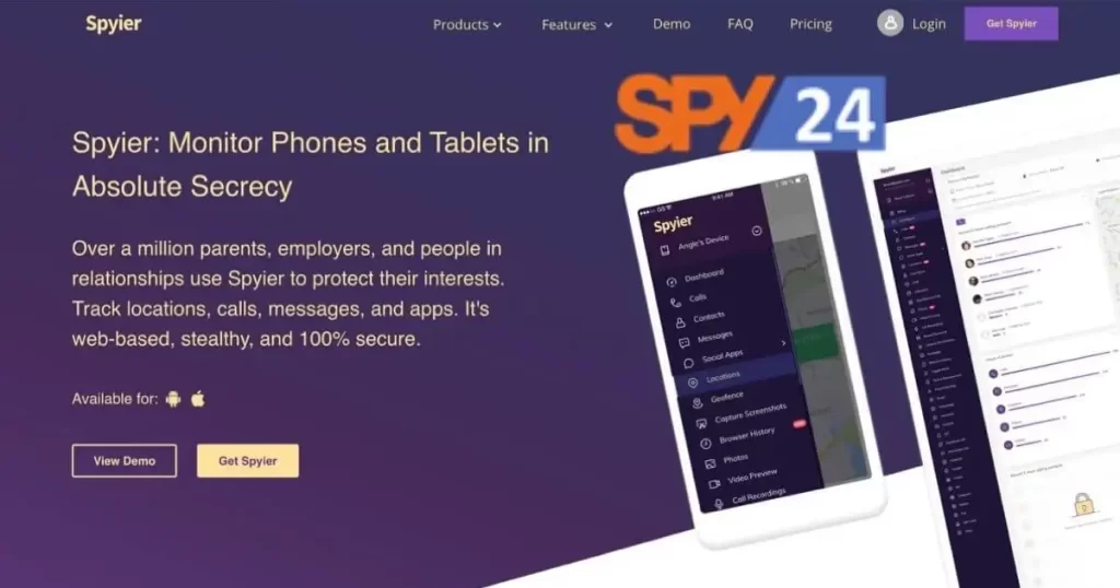 Spyier App Download Free Review For Android & iPhone - PC