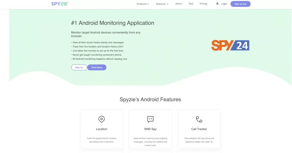 Android Spy App Spyzie