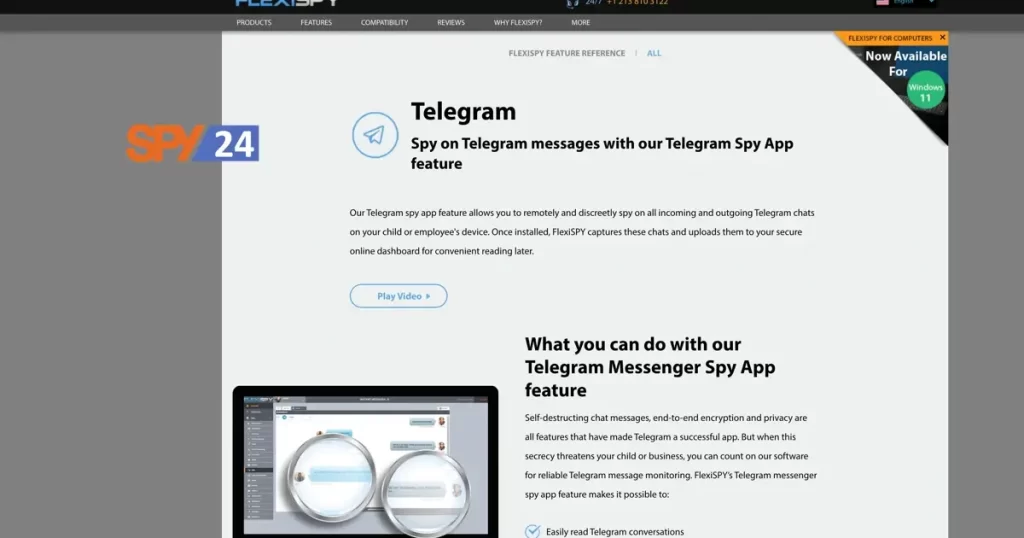 Flexispy – Telegram spyware