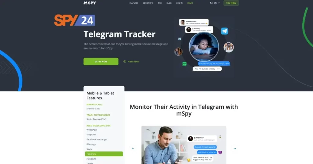mSpy - Does Telegram Spy on You