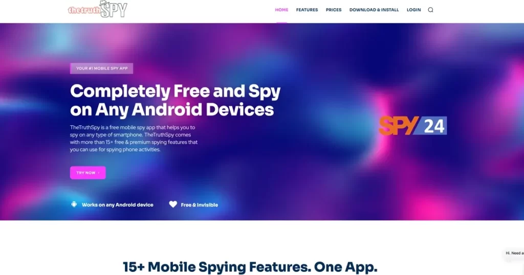 TruthSpy text spy app without target phone