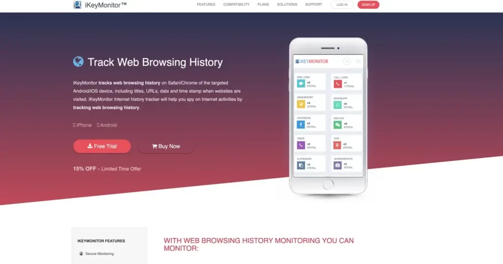 iKeyMonitor - internet history tracker free