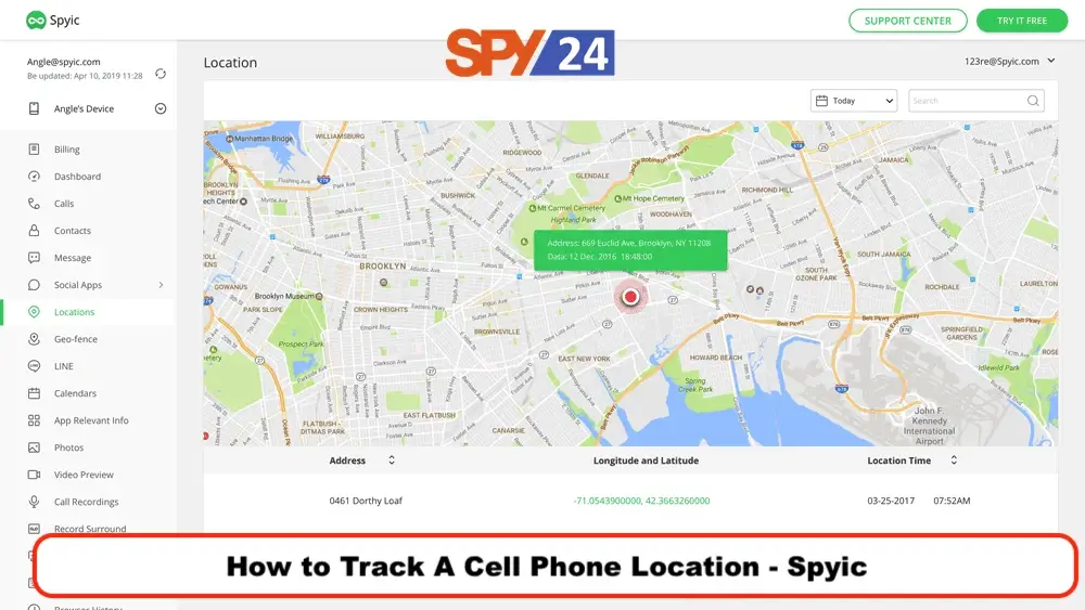 How to Track A Cell Phone Location - Spyic