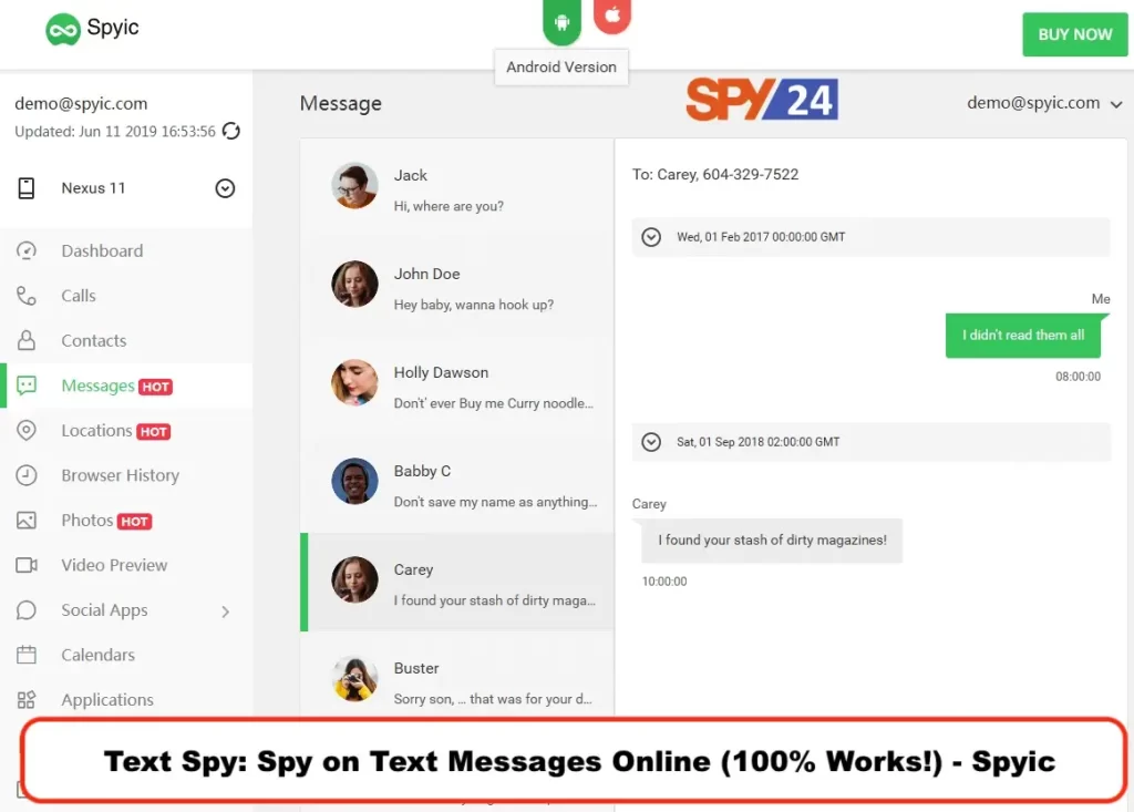 Text Spy: Spy on Text Messages Online (100% Works!) - Spyic