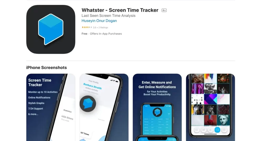 ScreenTime Tracker Whatster
