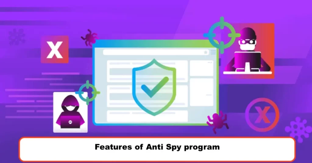 Features of Anti Spy program
