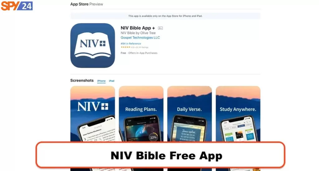 10 Best Free Bible App for iPhone And iPad 2022? 10 NIV Bible Free App