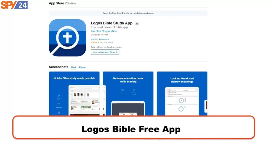 10 Best Free Bible App for iPhone And iPad 2022? 6 Logos Bible Free App
