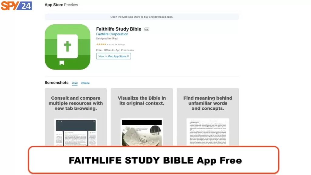10 Best Free Bible App for iPhone And iPad 2022? 9 FAITH LIFE STUDY BIBLE App Free