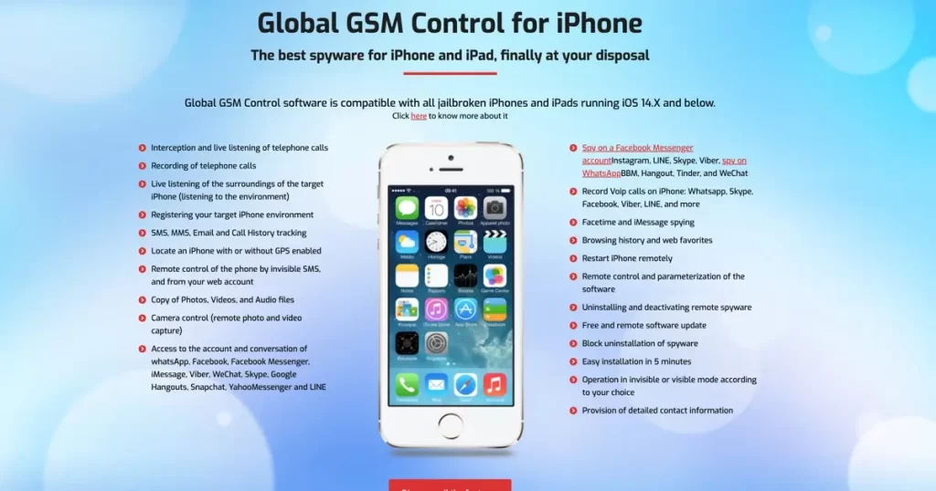 iPhone GSM Control