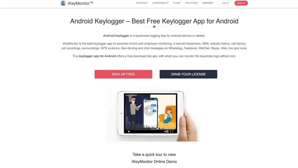 Android is compatible with iKeyMonitor