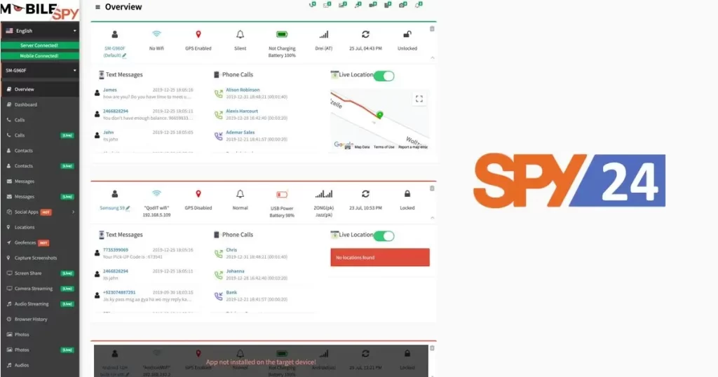 MobileSpy: Mobile Spy App Software: