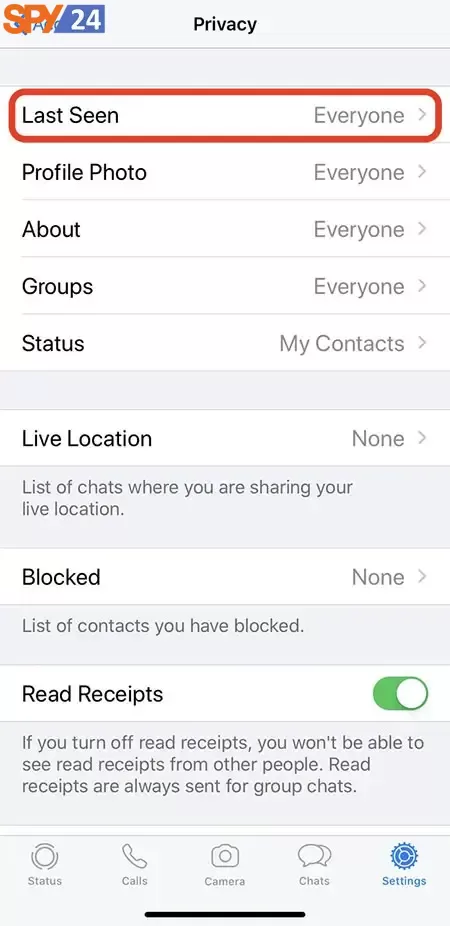 How to disable online presence on WhatsApp