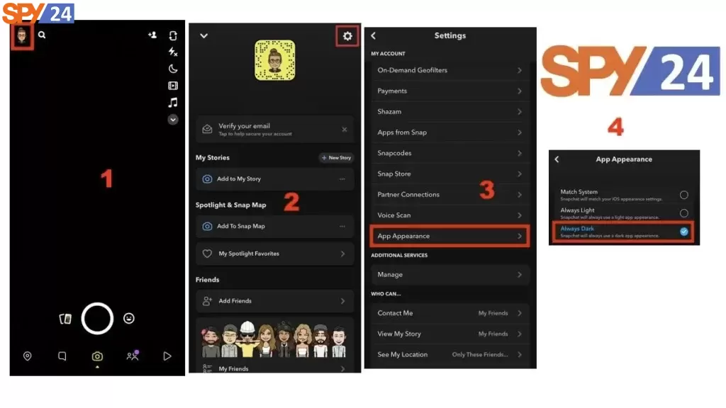 How to Enable Dark Mode on Snapchat on iOS