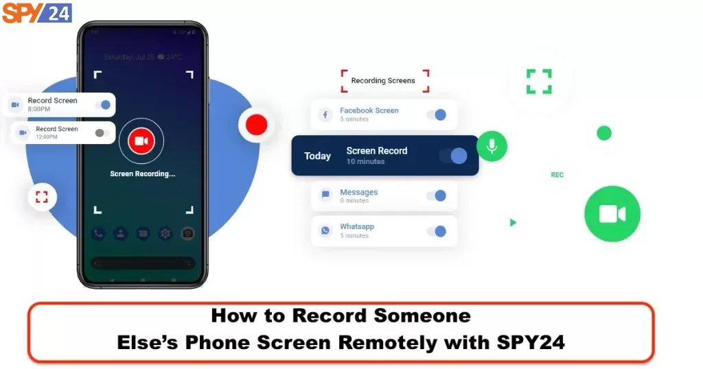 how to screen record someone else's phone