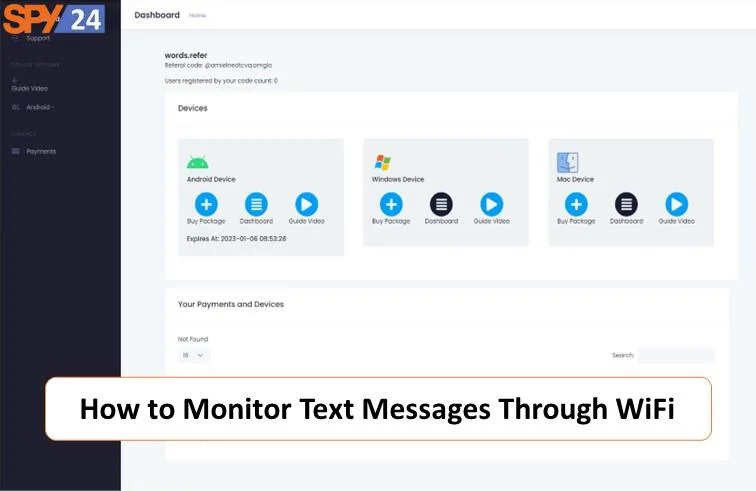 Spy App to Monitor Text Messages Through WiFi‍