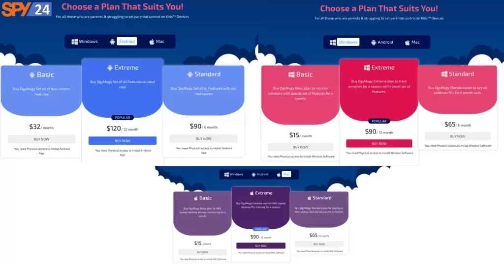 OgyMogy Review 2023 - Monitoring Software to Spy on Cell Phones & PC 9 Price Plan OgyMogy