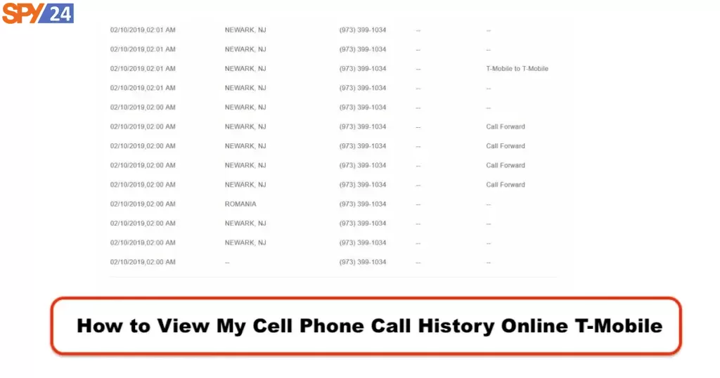 How to View T-Mobile Call History and Text Messages 3 how to view call log on t mobile