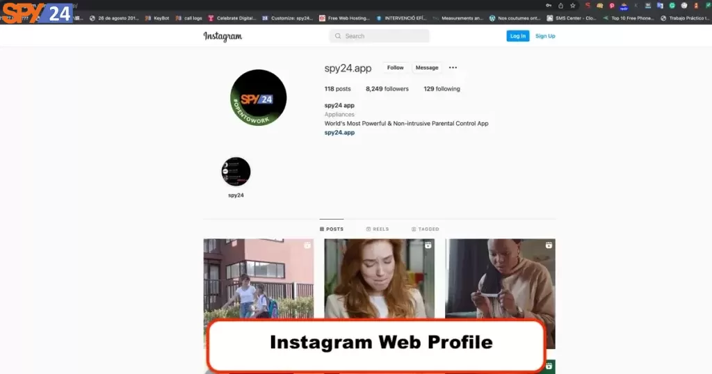 Instagram Web Profile