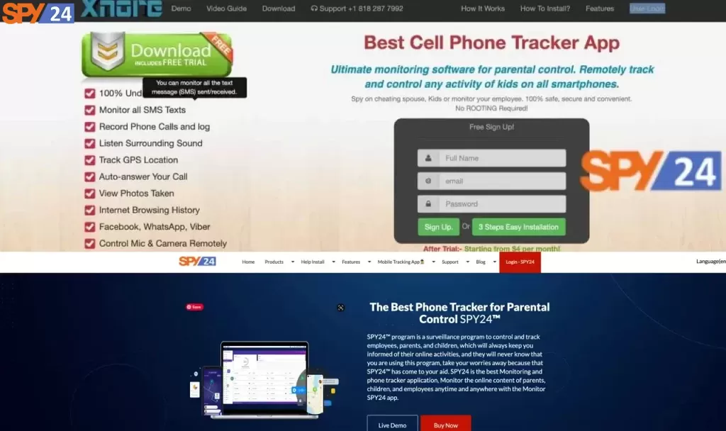 Xnore Review 2023 - Spy App Android Spy Software Free 5 SPY24 VS Xnore