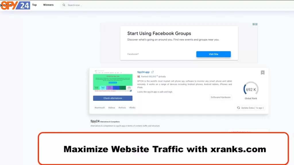 Maximize Website Traffic with xranks.com