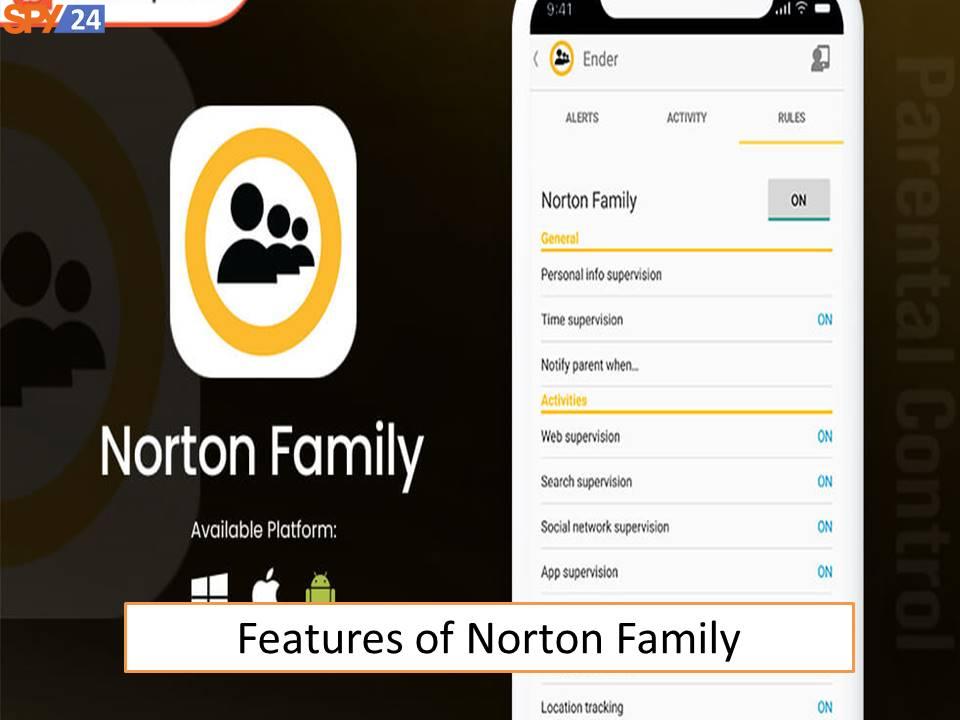 Features of Norton Family