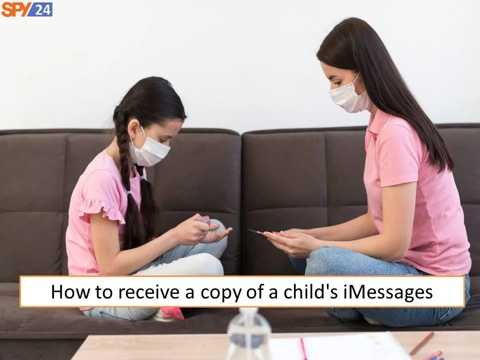 How to receive a copy of a child's iMessages