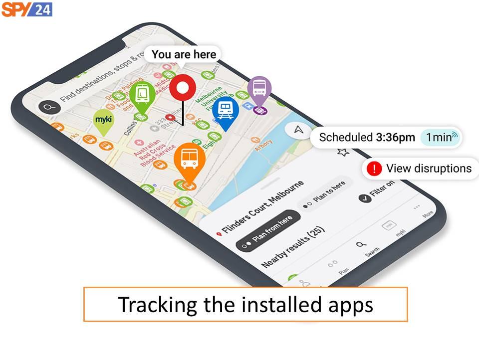 Tracking the installed apps
