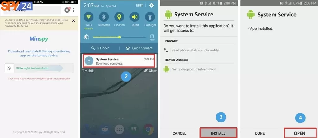 How to install Minspy Download for Apk – iPhone (Login) 5 How To Install Minspy App Android
